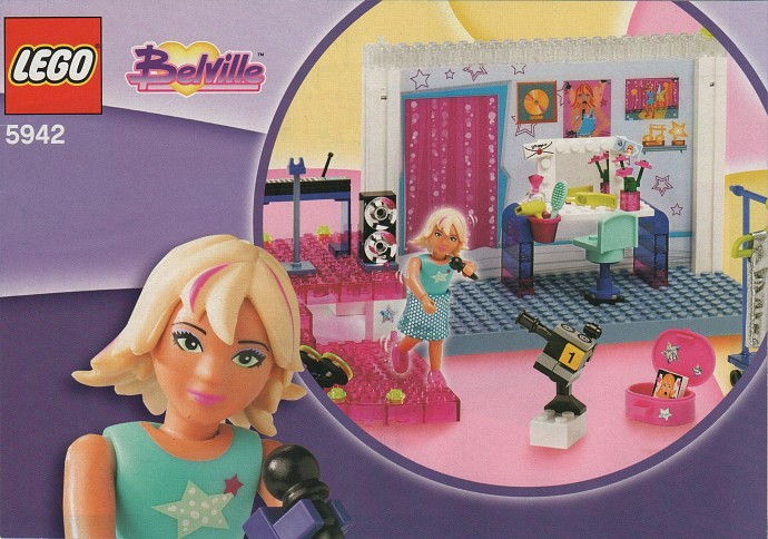 LEGO Produktset 5942-1 - Belville 5942 - Popstudio, 102 Teile