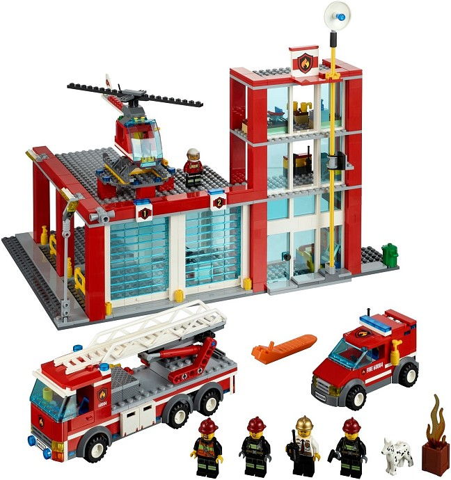 LEGO Produktset 60004-1 - Feuerwehr-Hauptquartier