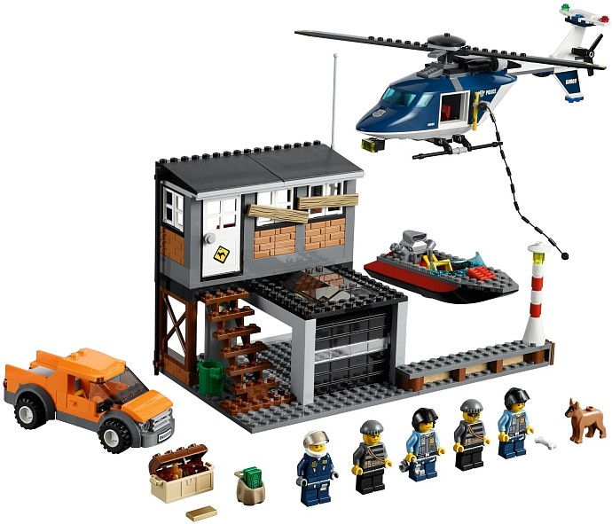 LEGO Produktset 60009-1 - Polizei-Hubschrauber & Räuberversteck