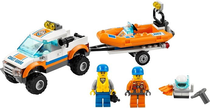 LEGO Produktset 60012-1 - Küstenwachenfahrzeug mit Schlauchboot