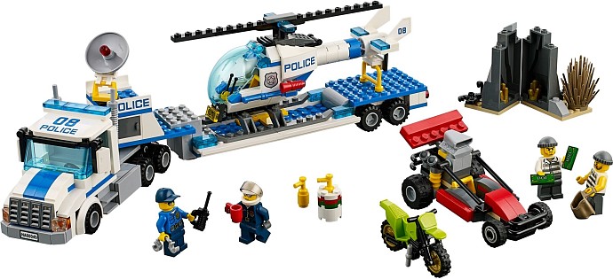 LEGO Produktset 60049-1 - Polizei-Hubschrauber-Transporter
