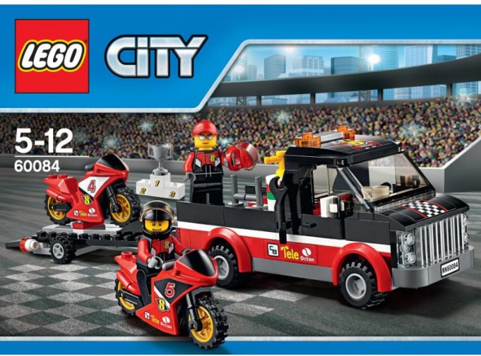 LEGO Produktset 60084-1 - Rennmotorrad-Transporter