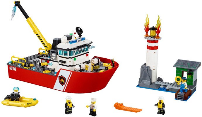 LEGO Produktset 60109-1 - Feuerwehrschiff