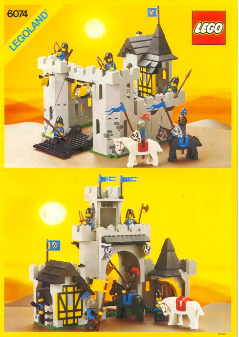 LEGO Produktset 6074-1 -  System 6074 - Black Falcons Fortress