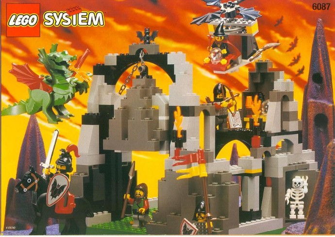 LEGO Produktset 6087-1 -  System Burg 6087 Hexengrotte