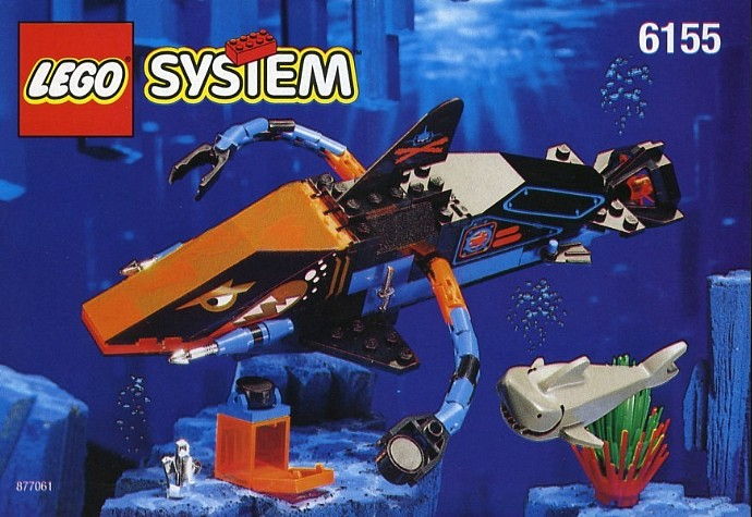 LEGO Produktset 6155-1 -  System Aquasharks 6155 Aquashark Seeungeheuer