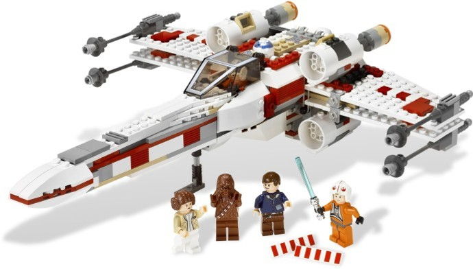 LEGO Produktset 6212-1 -  STAR WARS 6212 - X-Wing Fighter mit 6 Minifiguren