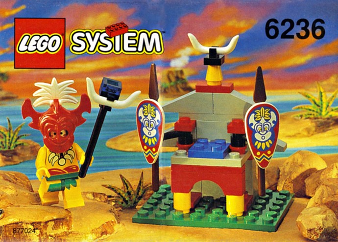LEGO Produktset 6236-1 -  System Insulaner 6236 Häuptlingsthron