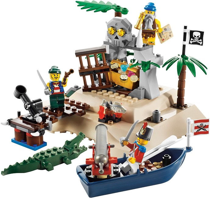 LEGO Produktset 6241-1 -  Piraten 6241 - Schatzinsel