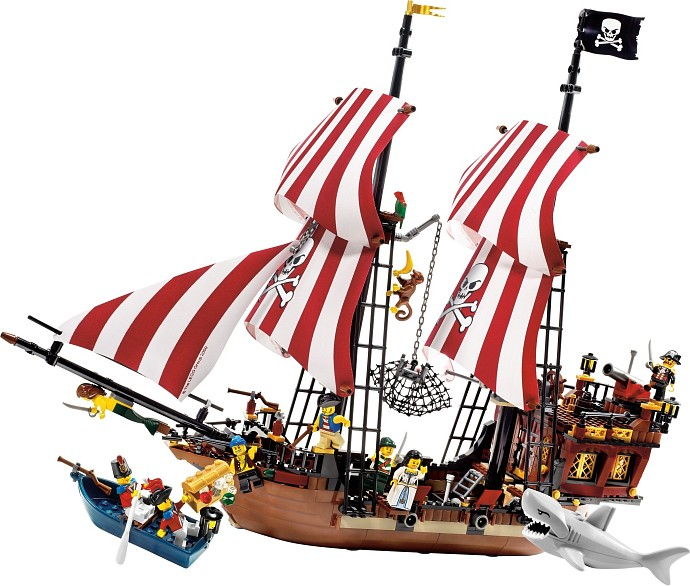 LEGO Produktset 6243-1 -  Piraten 6243 - Großes Piratenschiff