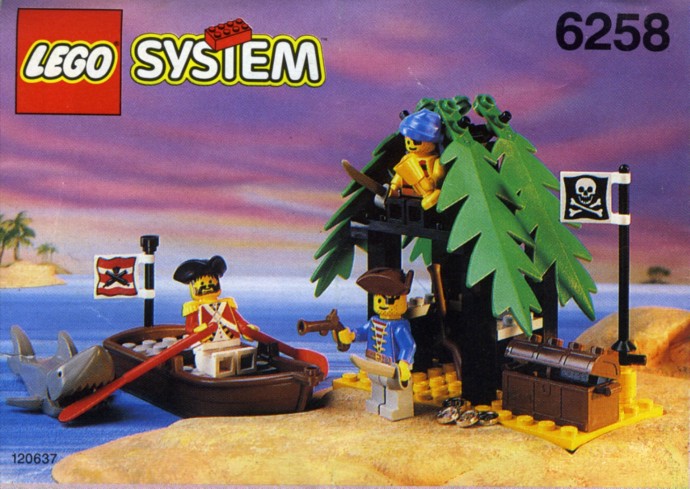 LEGO Produktset 6258-1 -  System Piraten 6258 Beutehöhle