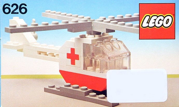 LEGO Produktset 626-2 - Red Cross Helicopter