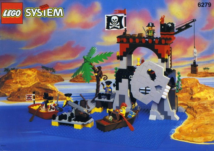 LEGO Produktset 6279-1 -  System Piraten 6279 Totenkopfhöhle