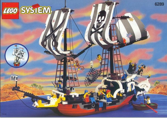 LEGO Produktset 6289-1 -  System Piraten 6289 Piratenbrigg