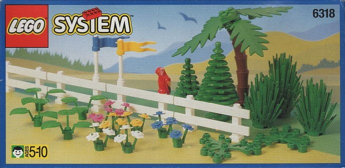 LEGO Produktset 6318-1 -  system 6318 Gartenlandschaft