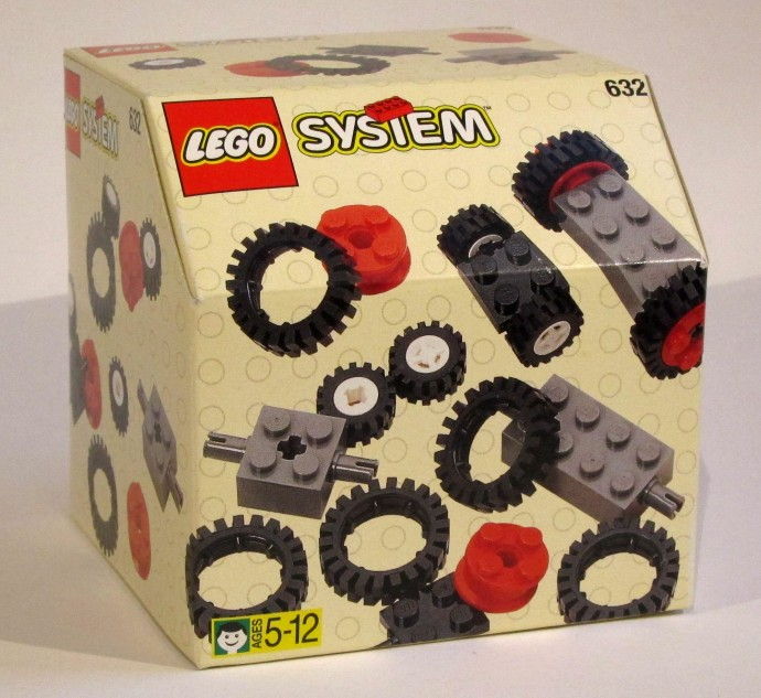 LEGO Produktset 632-1 - Wheels and Tyres