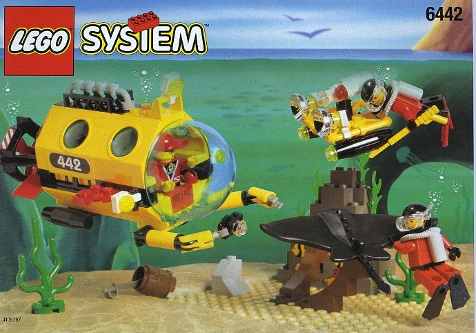 LEGO Produktset 6442-1 -  System Tauchen 6442 Unterwasser-Filmteam [Spielze