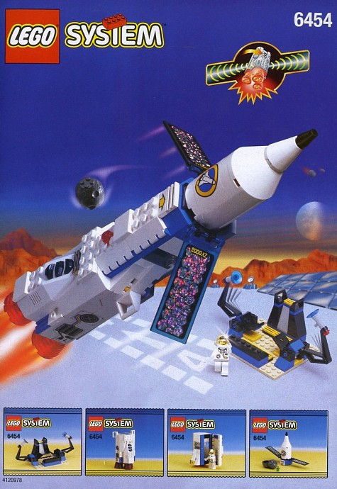 LEGO Produktset 6454-1 -  6454 - Weltraum-Rakete mit Licht und Sound + Star