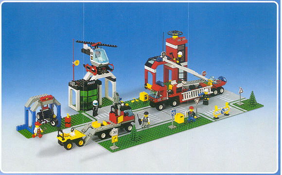 LEGO Produktset 6464-1 -  System 6464 City Polizei und Feuerwehr