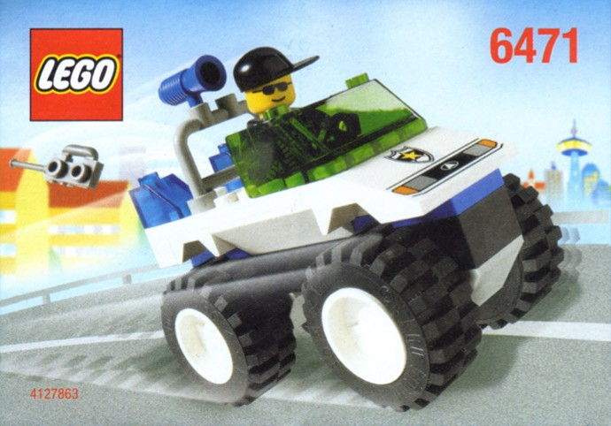 LEGO Produktset 6471-1 -  6471 - 4-Rad Polizei-Patrouille, 29 Teile