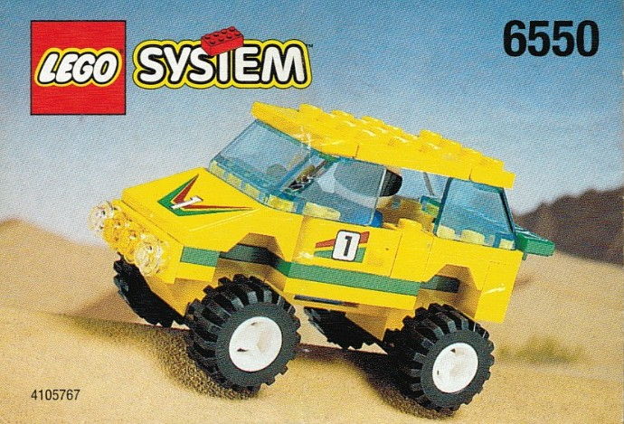 LEGO Produktset 6550-1 -  System Stadt 6550 Rallye-Sportwagen