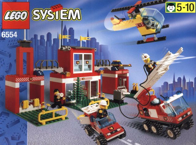 LEGO Produktset 6554-1 -  6554 Feuerwehrstation - Blaze Brigade