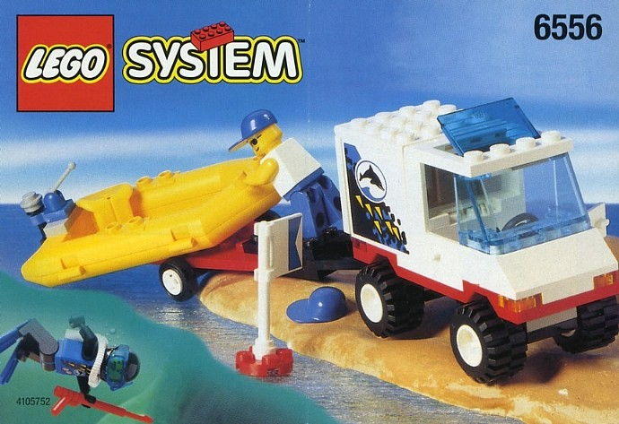 LEGO Produktset 6556-1 -  System Tauchen 6556 Bootsgespann