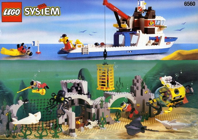 LEGO Produktset 6560-1 -  System Tauchen 6560 Schatzsucher der 7 Weltmeere