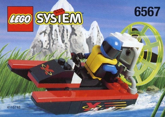 LEGO Produktset 6567-1 -  System Extreme Team 6567 X-Treme Air Boat