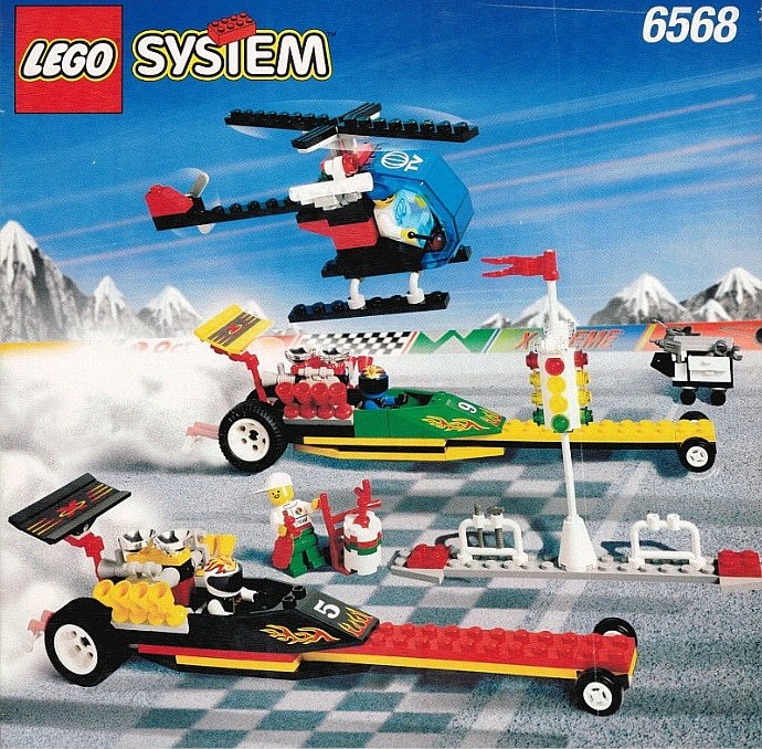 LEGO Produktset 6568-1 -  System Extreme Team 6568 X-Treme Dragster Race