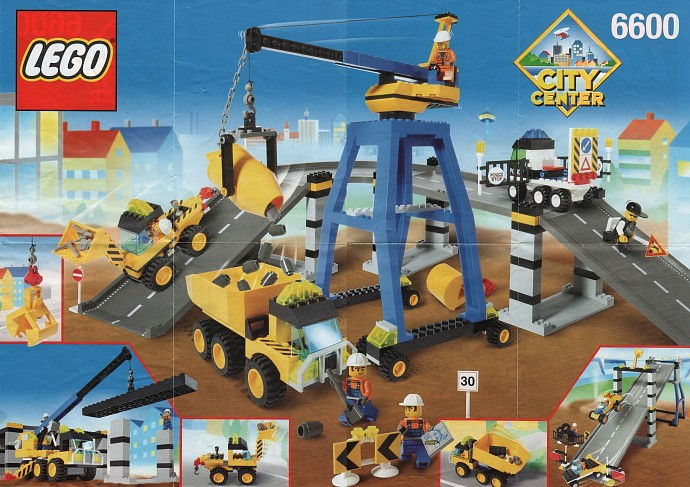 LEGO Produktset 6600-2 -  6600 - Highway-Konstruktion, 310 Teile