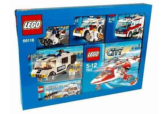 LEGO Produktset 66116-1 - City Emergency Service Vehicles (Multipack)