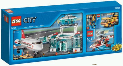 LEGO Produktset 66156-1 - City Airport Exclusive Pack