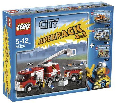 LEGO Produktset 66326-1 -  CITY SUPERPACK 4in1 66326 ALARM, ALARM