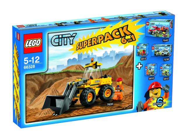 LEGO Produktset 66328-1 - City Super Pack 6 in 1
