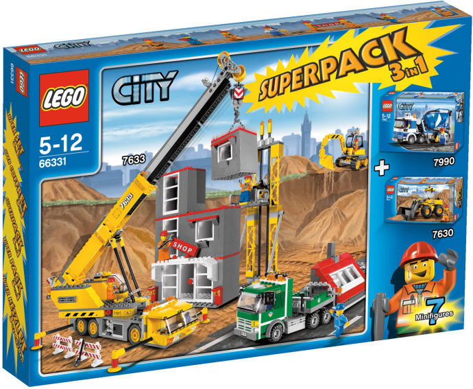 LEGO Produktset 66331-1 - City Super Pack 3 in 1