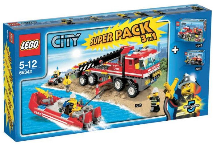 LEGO Produktset 66342-1 -  City 66342 SUPER PACK 3in1 - besteht aus  City 79