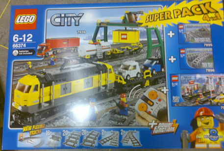 LEGO Produktset 66374-1 -  Güterzug Superpack 66405 (7939+7937+7895+7499) Na