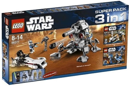 LEGO Produktset 66377-1 -  Star Wars 66377 Superpack 3 in 1 - inkl.  7869 Ba