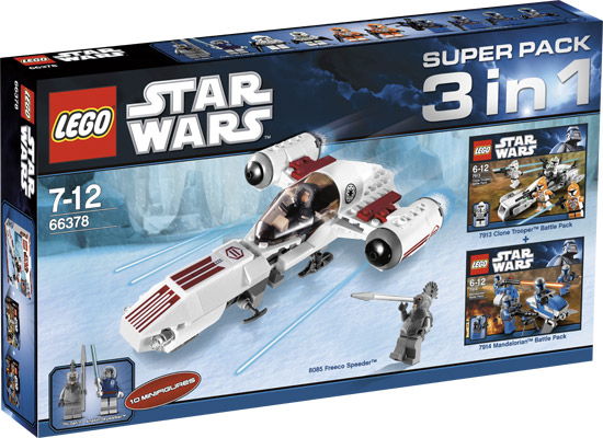 LEGO Produktset 66378-1 -  66378 STAR WARS SUPER PACK 3 IN 1