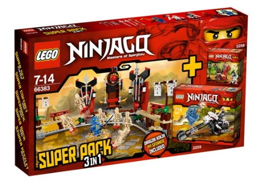 LEGO Produktset 66383-1 -  Ninjago 66383 Super Pack 3 in 1 (2258 2259 2519)