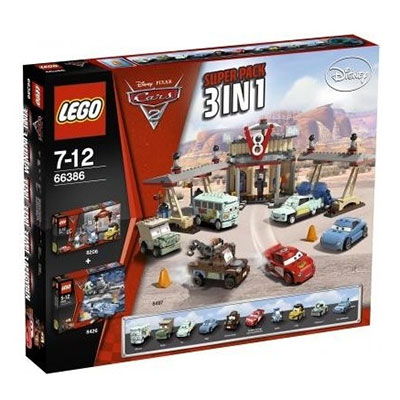 LEGO Produktset 66386-1 -  Cars valuepack 3-in-1 66386