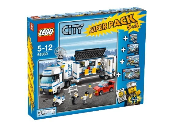 LEGO Produktset 66389-1 -  City 66389 Polizei Superpack 5 in 1