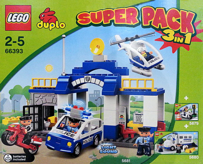 LEGO Produktset 66393-1 -  Duplo 66393 - Super Pack 3 in 1 Polizeistation