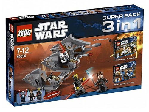 LEGO Produktset 66395-1 -  Star Wars 66395 - 3 in 1 Superpack (7957 + 7913 +