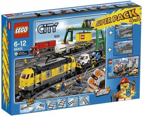 LEGO Produktset 66405-1 - City Trains Super Pack 4-in-1