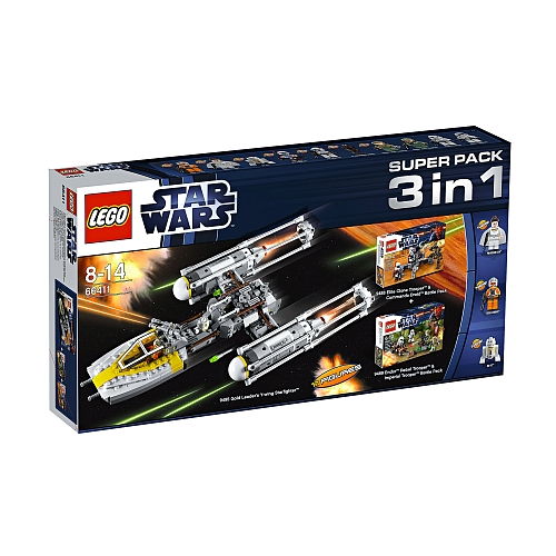 LEGO Produktset 66411-1 -  66411 Star Wars 3in1 Super Pack mit 9488 + 9489 +