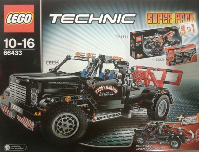 LEGO Produktset 66433-1 -  Technic 66433 Super Pack 3 in 1 (8293+9392+9395)