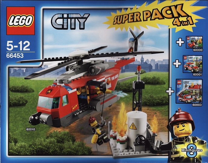 LEGO Produktset 66453-1 - ® City 66453 - Feuerwehr Super Pack 4 in 1
