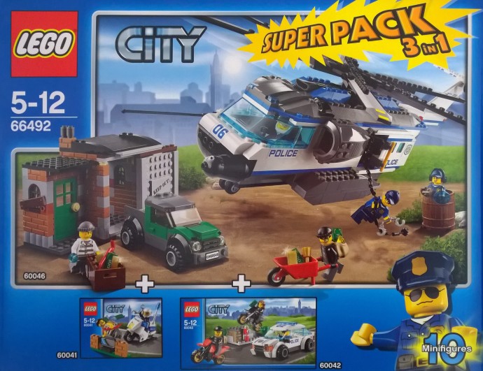 LEGO Produktset 66492-1 - ® City 66492 - Polizei Super Pack 3 in 1